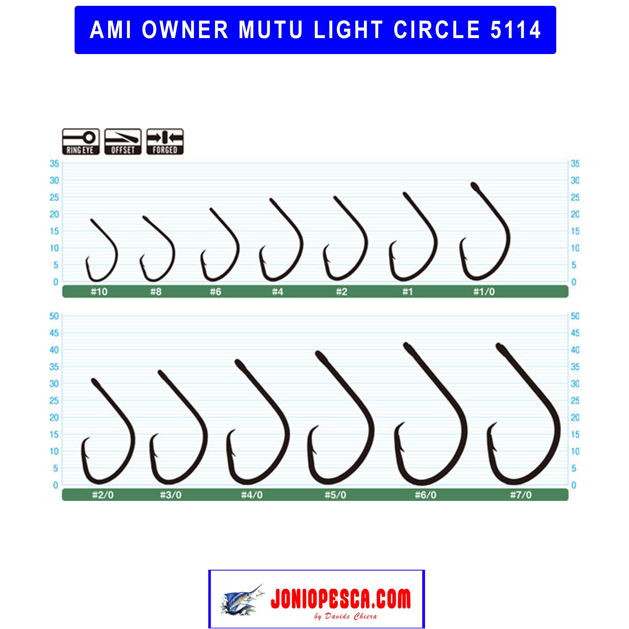 Owner Ringed Mutu Circle Hook | Size 1/0