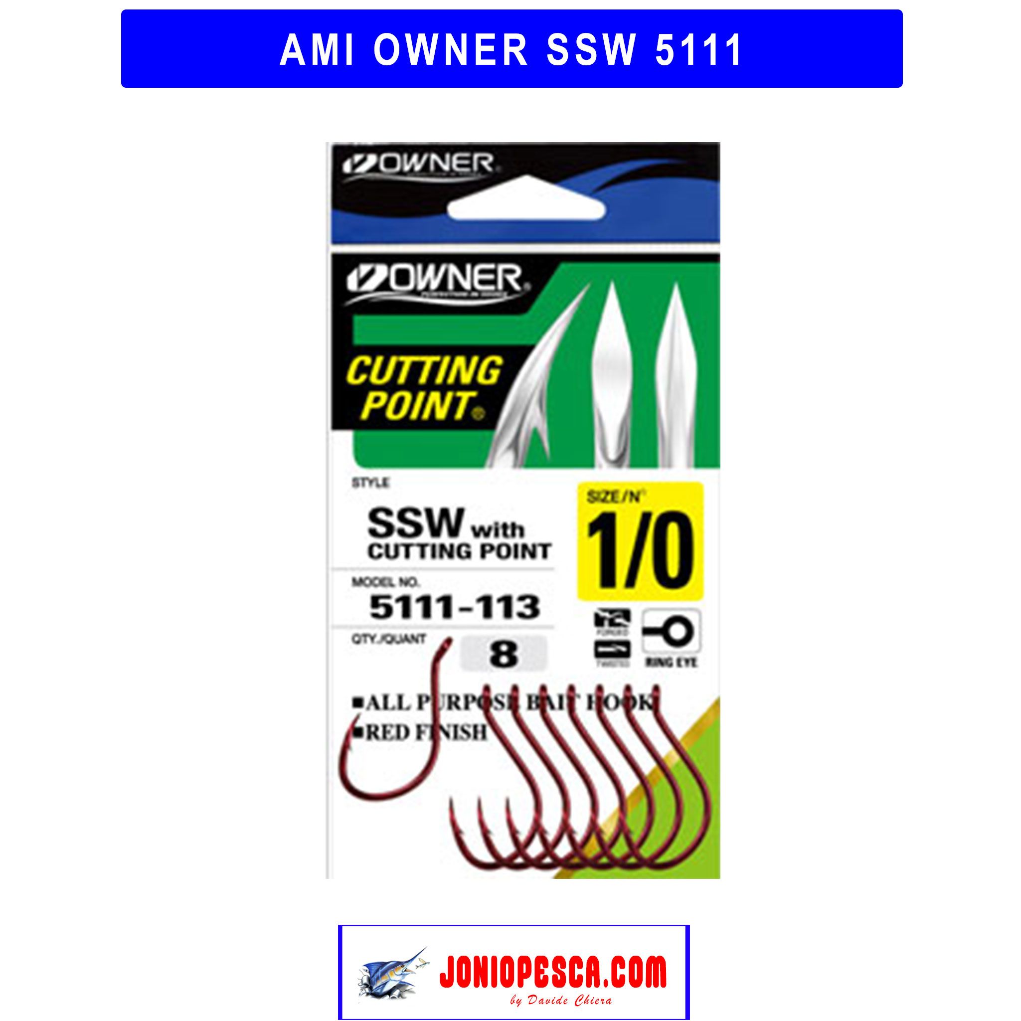 OWNER SSW CUTTING POINT PRO HOOKS 5311-151 CUT POINT OCTOPUS PRO