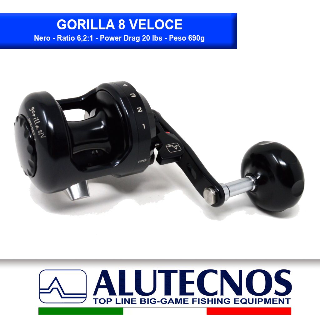 Alutecnos 8 Gorilla Veloce Nero