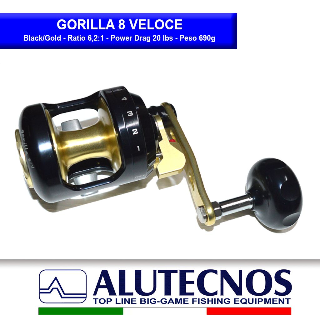 Alutecnos 8 Gorilla Veloce Nero/Oro