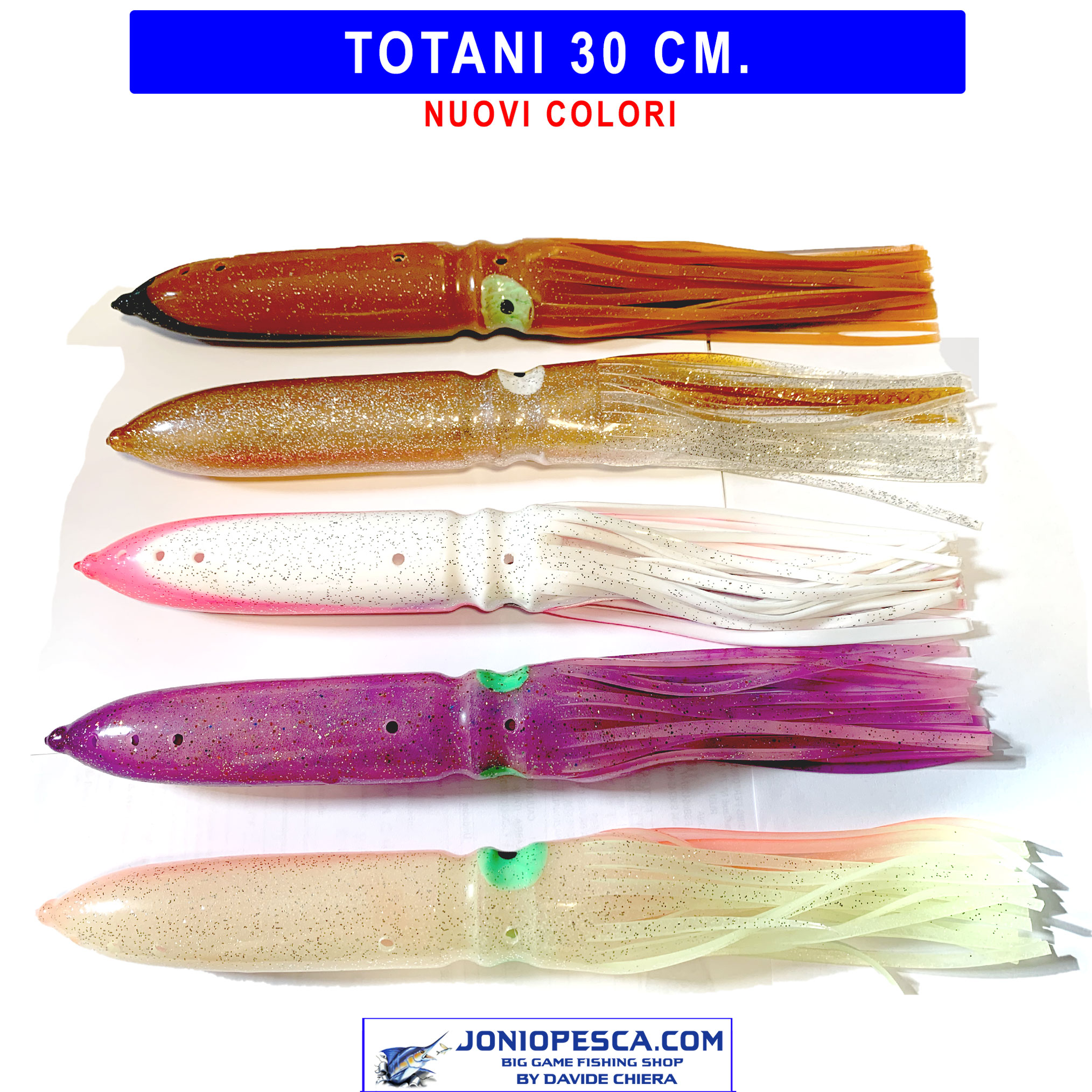 TOTANI EXTRA FORTE - ESCA ARTIFICIALE - 30CM - SPPER PALAMITO A PESCE SPADA
