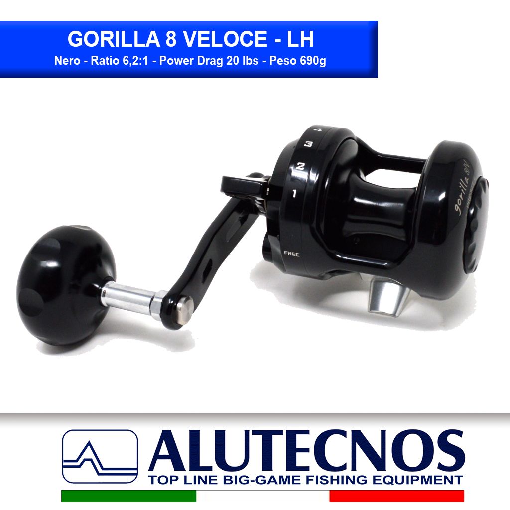 Alutecnos 8 Gorilla Veloce Sinistro Nero