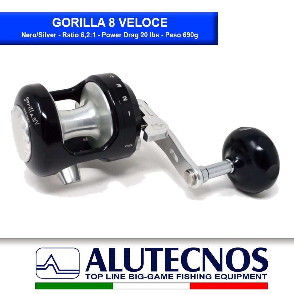 Alutecnos 8 Gorilla Veloce Nero Silver