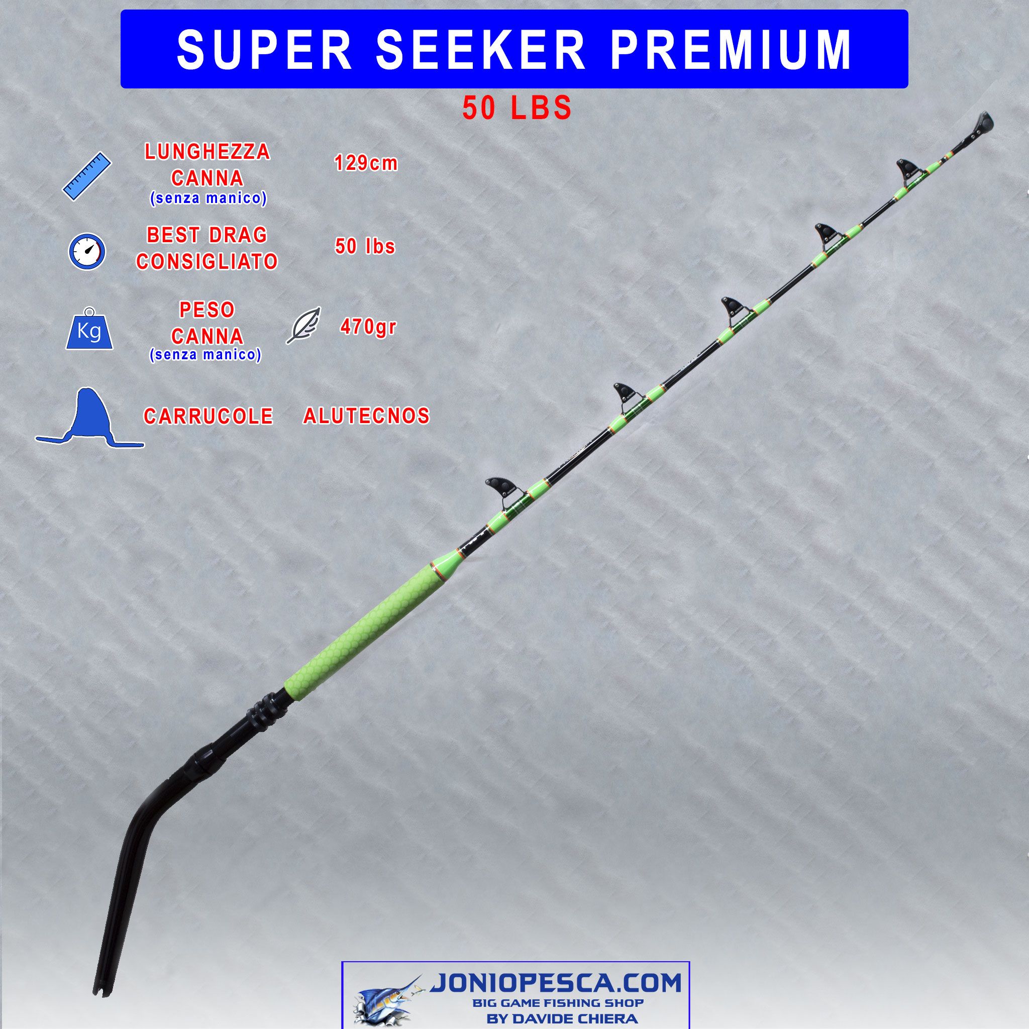 Canna SEEKER Premium 30/50lbs e 50lbs - Jonio Pesca