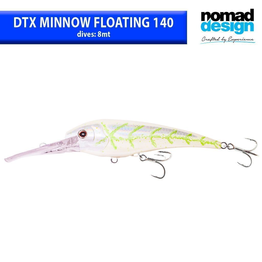 ARTIFICIALE NOMAD TACKLE DTX MINNOW 140F - Jonio Pesca