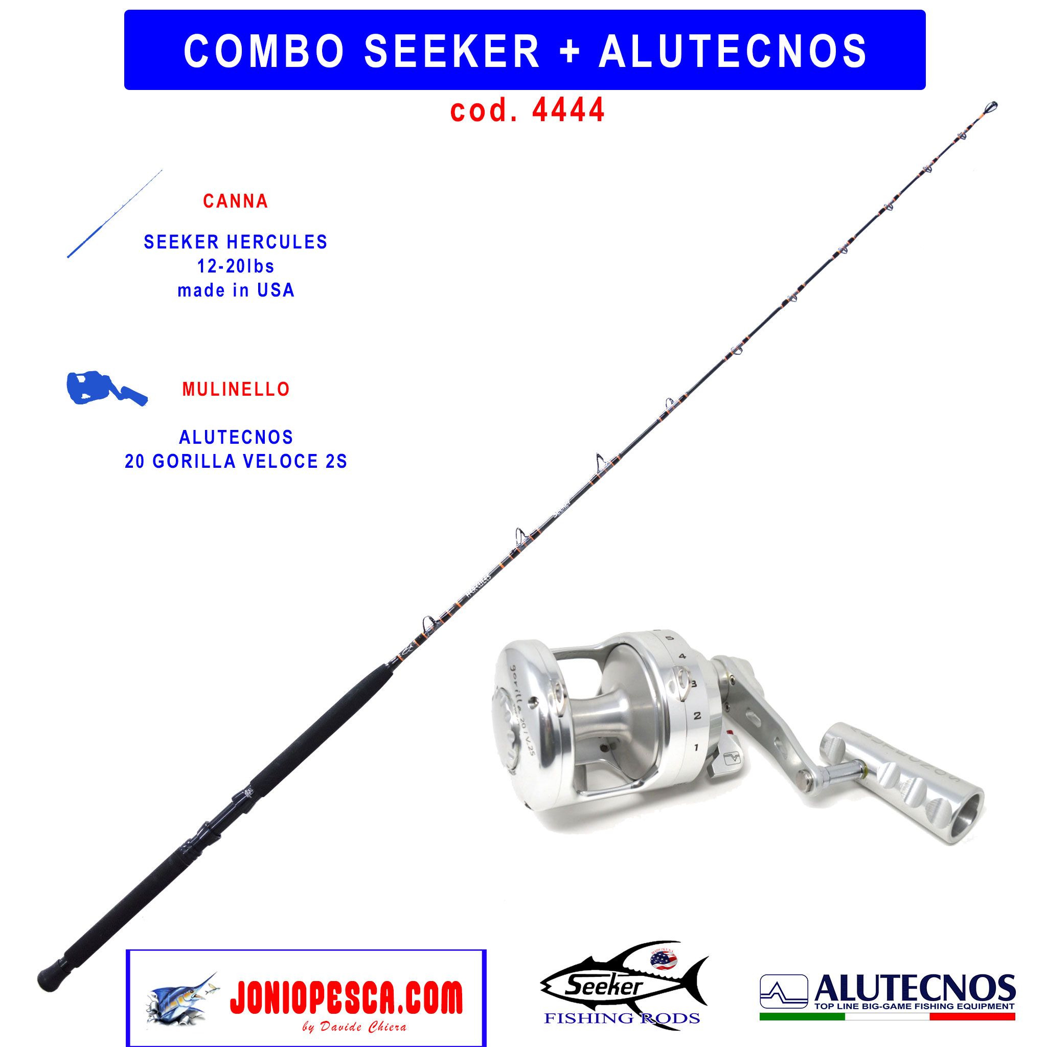 COMBO CANNA SEEKER + ALUTECNOS - cod.4444