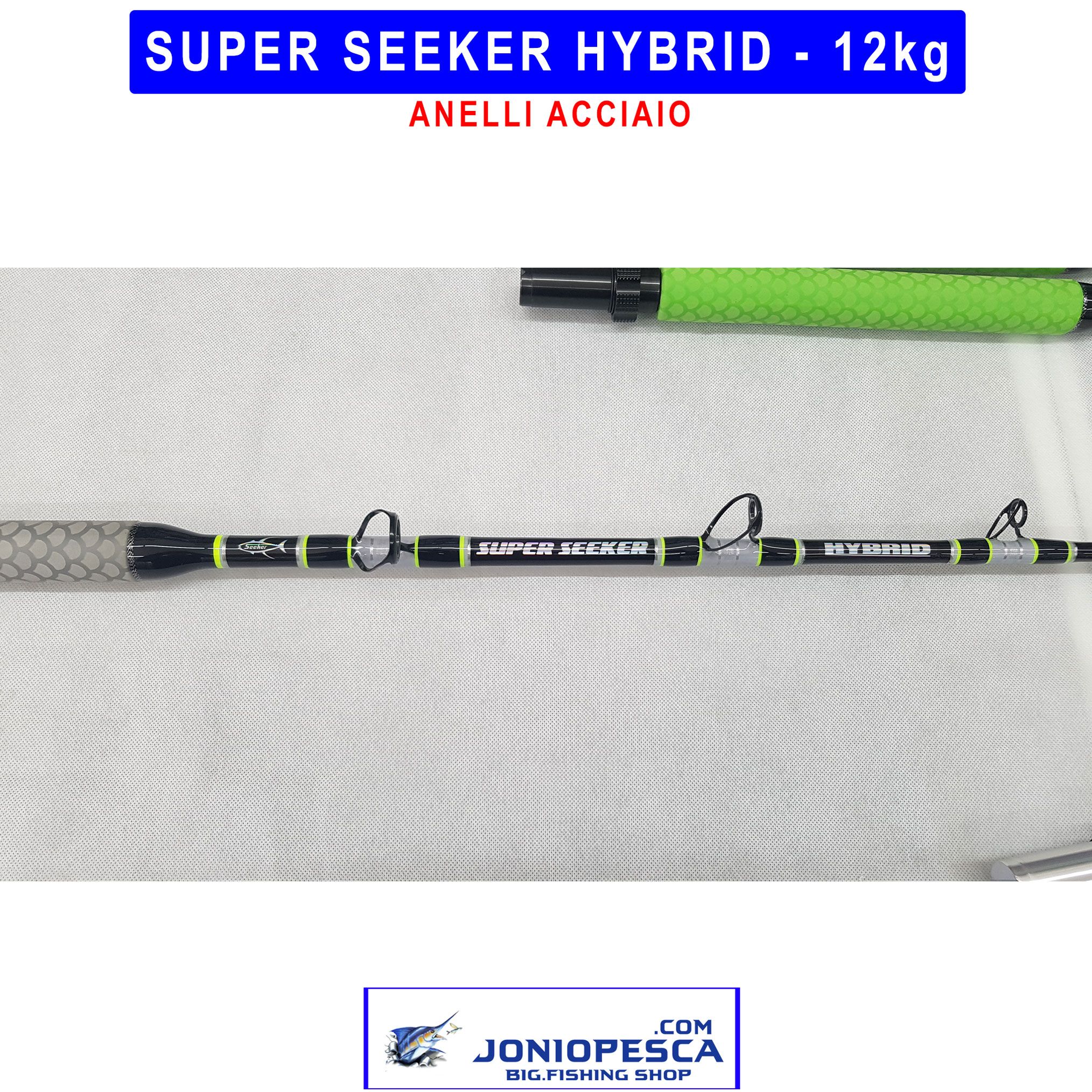 super-seeker-hybrid-12kg-anelli-acciaio-verde