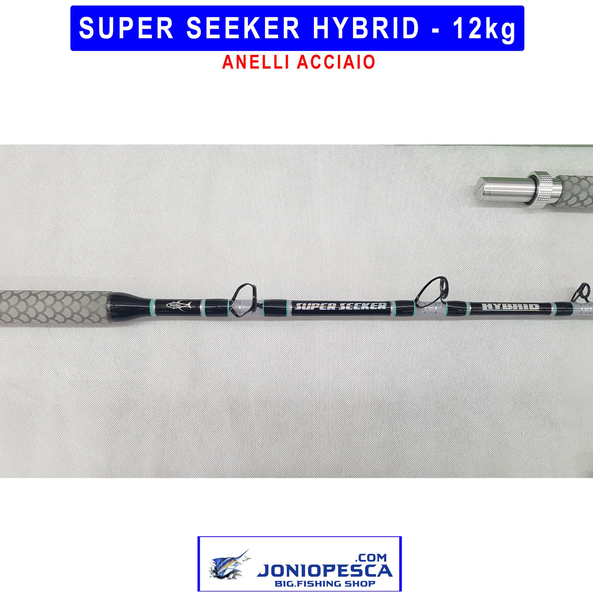 super-seeker-hybrid-12kg-anelli-acciaio-verdeacqua