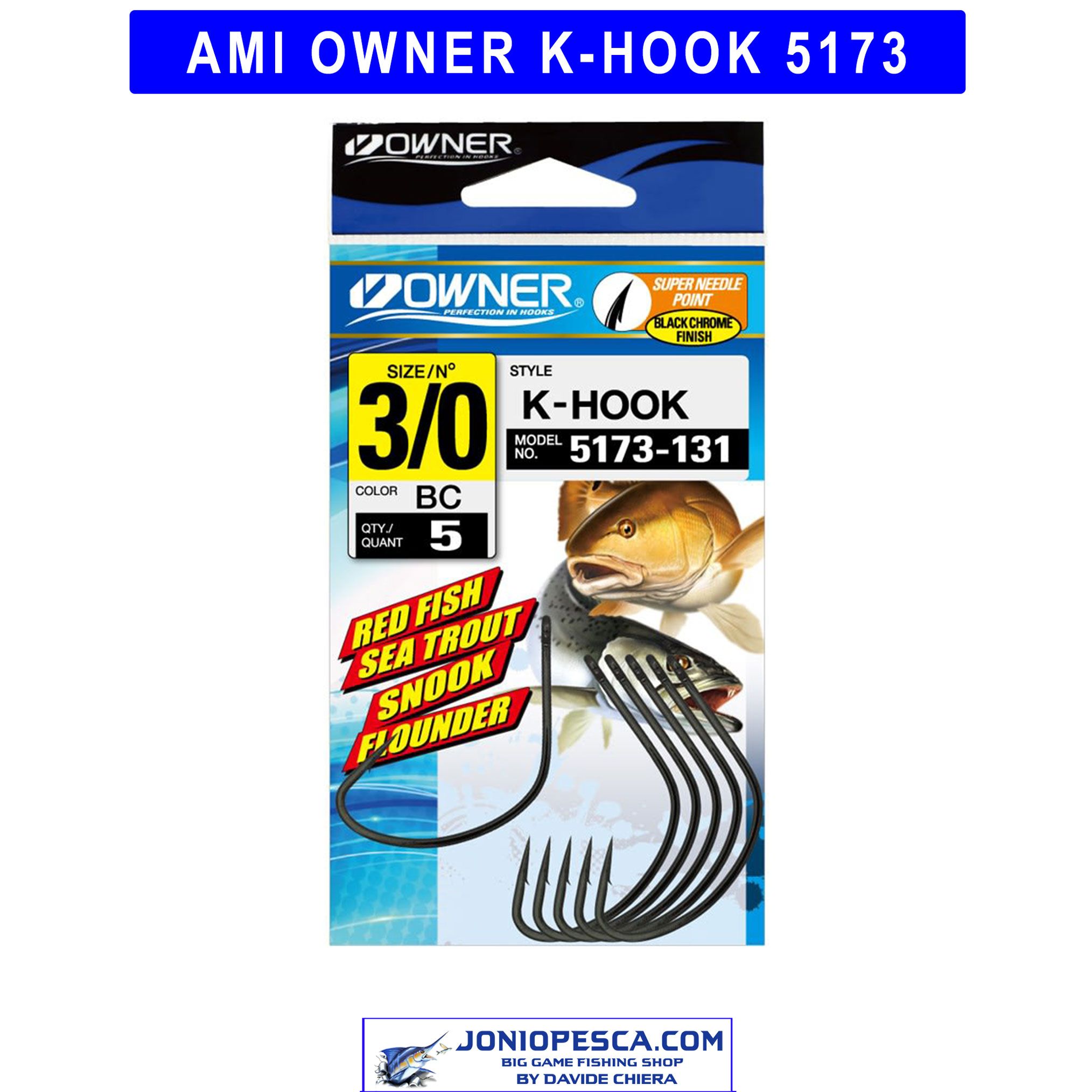 OWNER K-HOOK 5173 - Jonio Pesca di Davide Chiera